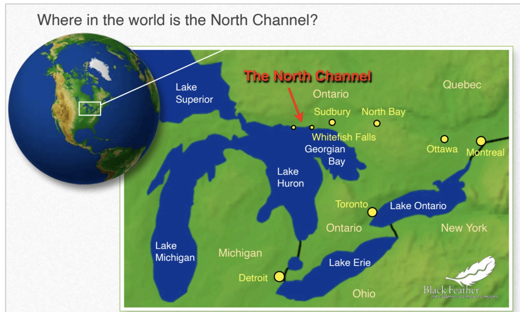 North Channel Location
