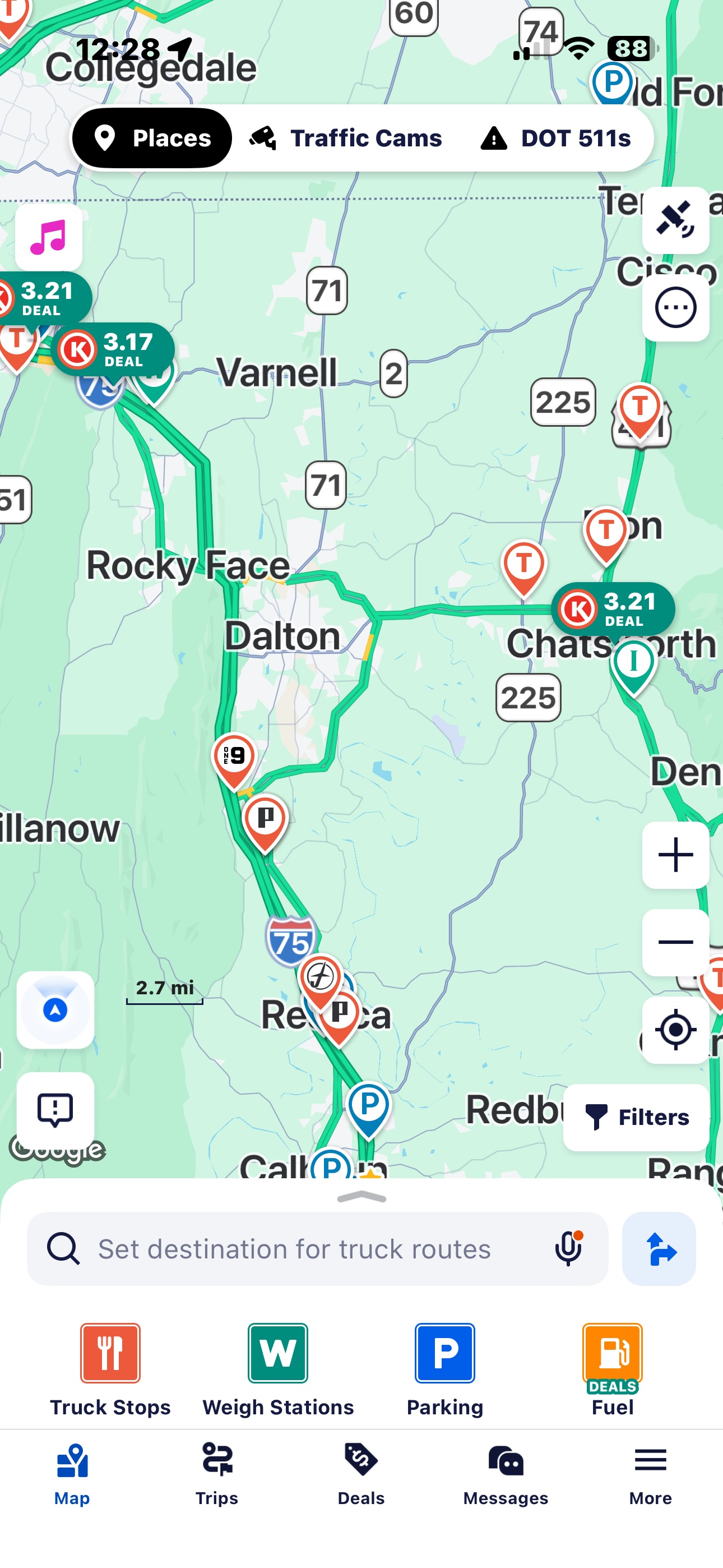 Trucker Path app screenshot